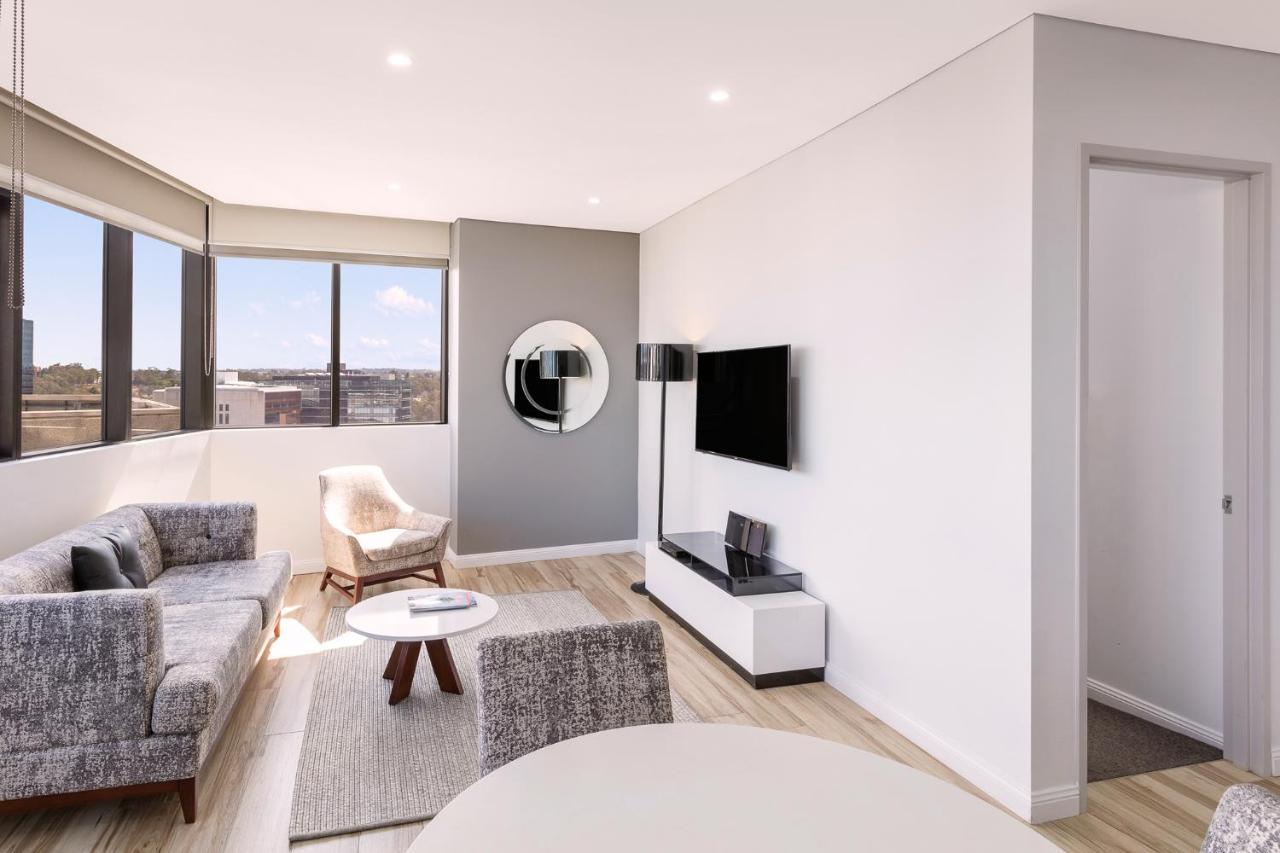 Meriton Suites Church Street, Parramatta Сидней Экстерьер фото The interior of a typical apartment