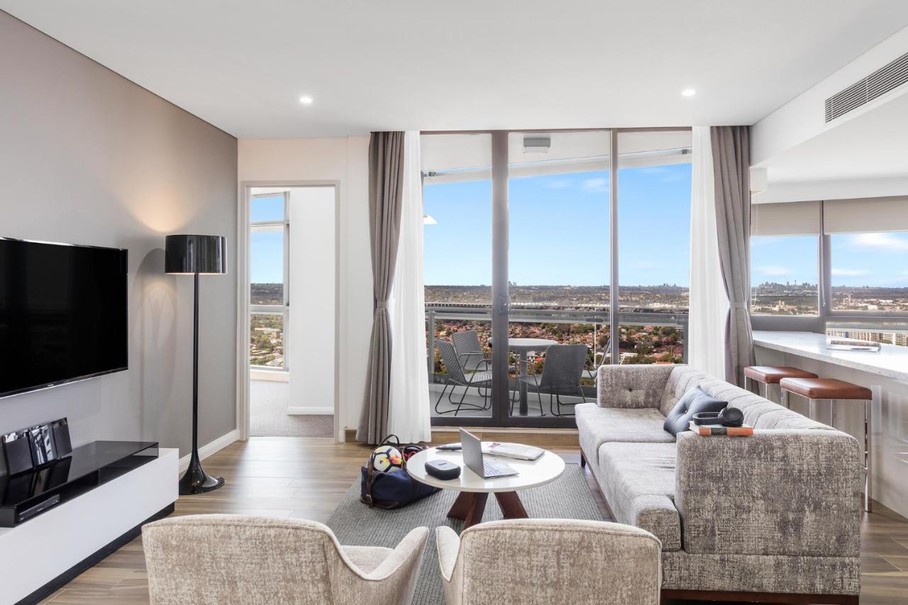 Meriton Suites Church Street, Parramatta Сидней Экстерьер фото The interior of a typical apartment